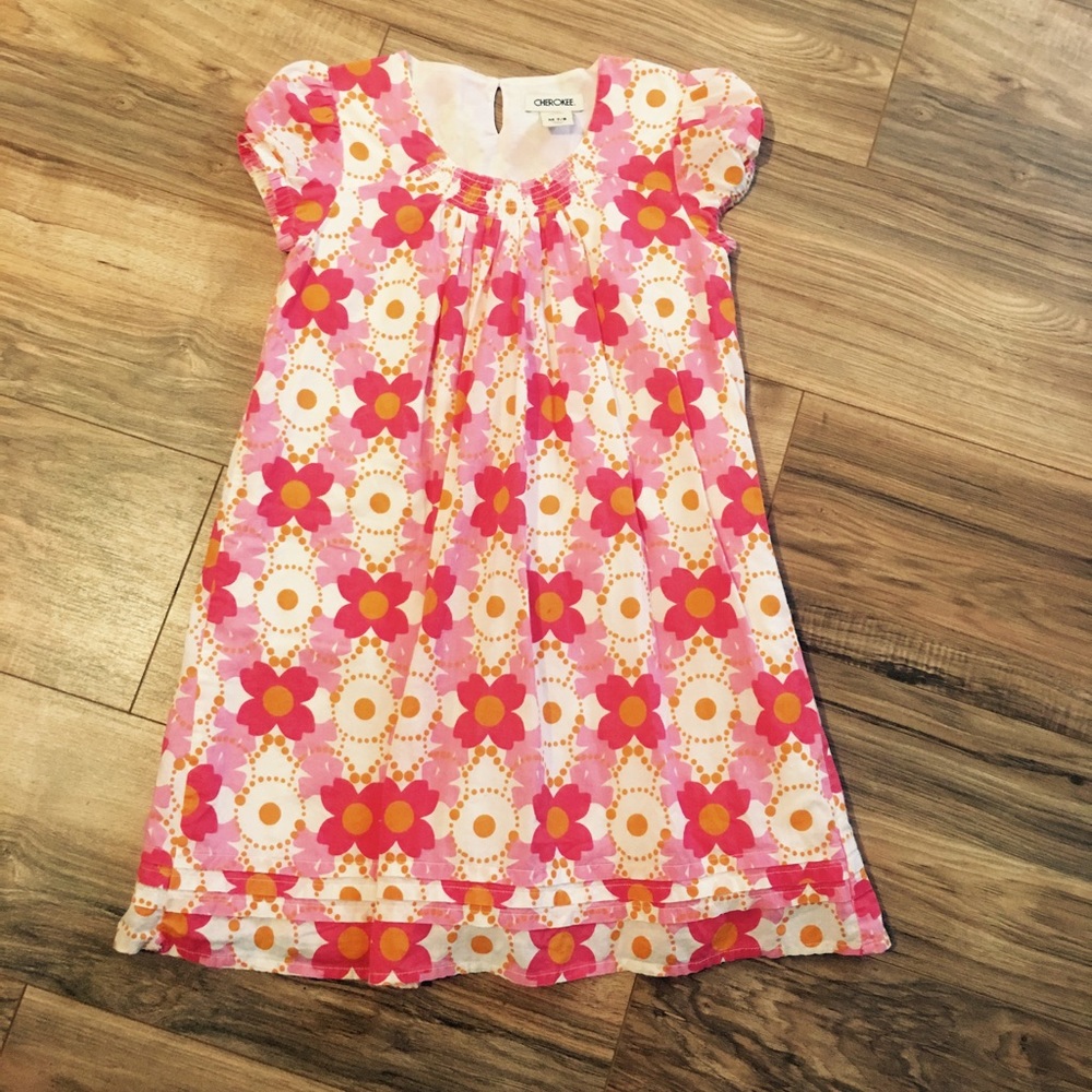 Girls 7/8 Cherokee floral dress